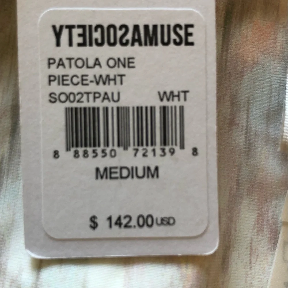 Amuse Society Patola One Piece Swimsuit NWT Medium Revolve